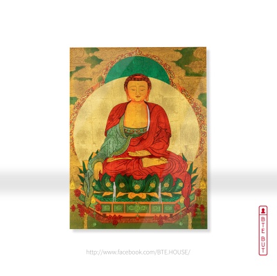 TRANH SƠN MÀI DÁT BẠC - PHẬT THÍCH CA MÂU NI